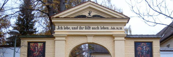 Protestantischer Friedhof Eingangstor